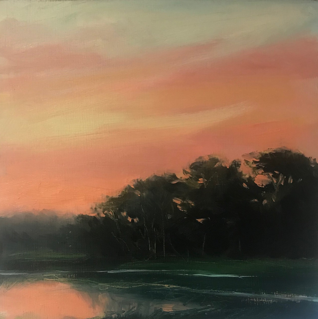 Margaret Gerding | Morning Light-Day 26 | Oil on Panel | 8" X 8" | Sold