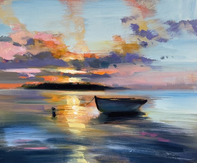 Craig Mooney | On Your Shore | Oil on Canvas | 24" X 30" | Sold