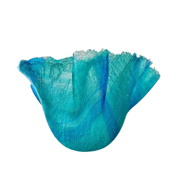 Heather Fountain | Surf | Glass | 9" X 15.5" | $3,200