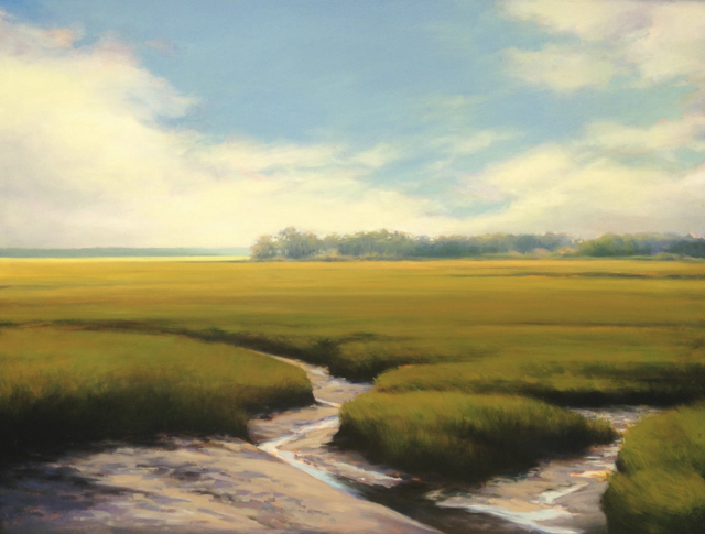 Margaret Gerding | Spurwink Marsh | Oil on Panel | 36" X 48" | $8,000