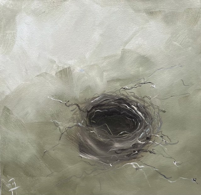 Ingunn Milla Joergensen | Nest #4 | Oil on Canvas | 12" X 12" | $1,000