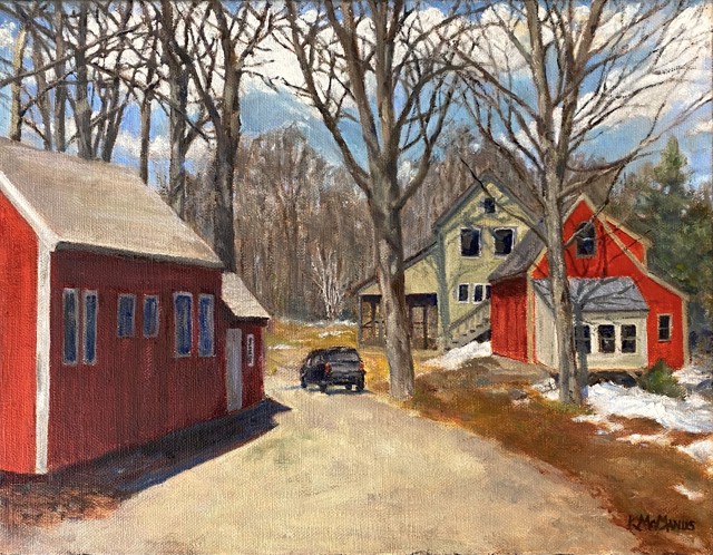 Karen McManus | Currier's Farm | Oil on Canvas | 11" X 14" | $950