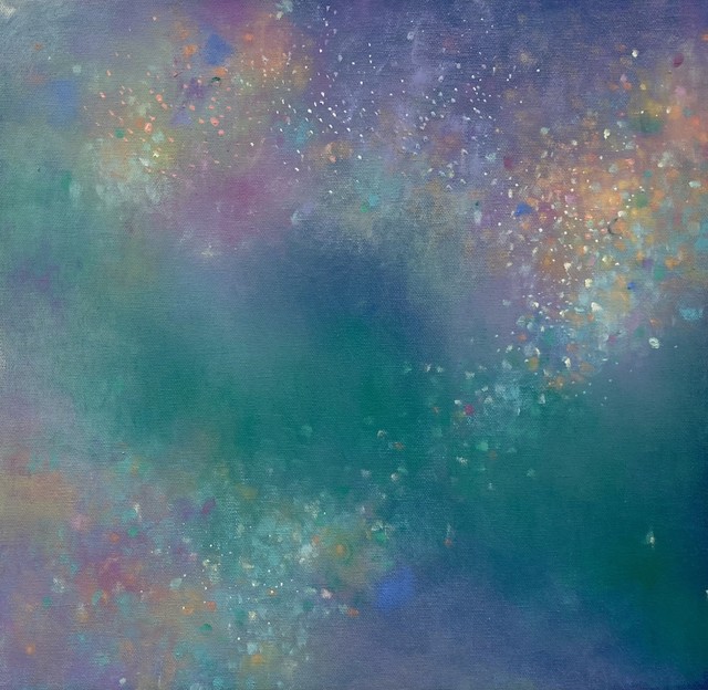 Erika Manning | Conjunction III | Oil on Canvas | 16" X 16" | $1,400