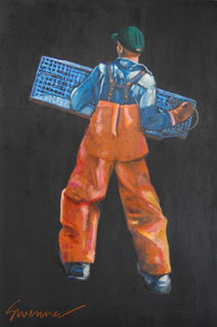 Robin Swennes | Day In, Day Out | Acrylic on Wood | 36" X 24" | $2,500