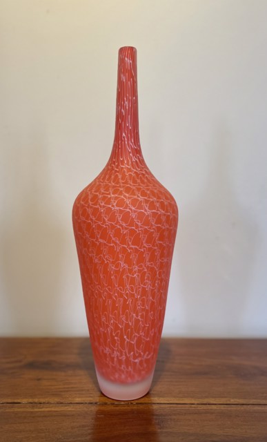 Orange Merletto Vase