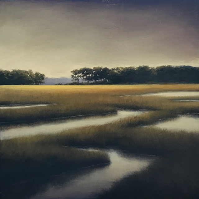 Margaret Gerding | Soft Colors of the Marsh | Oil on Panel | 30" X 30" | $5,000