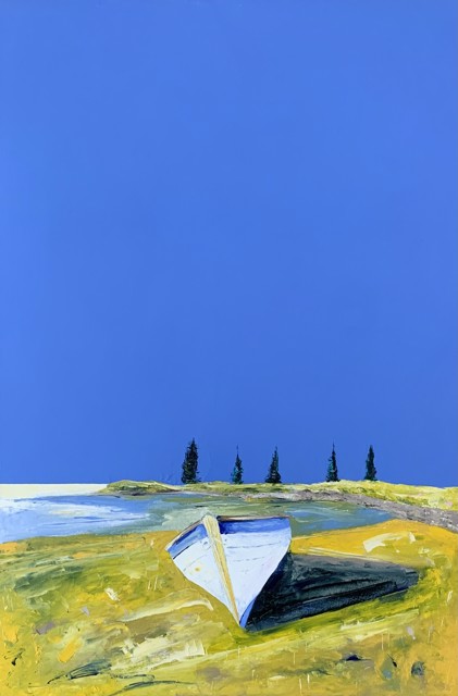 Janis H. Sanders | Tide's Out | Oil on Panel | 29.75" X 19.75" | $2,600