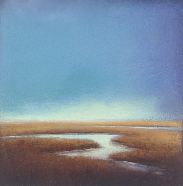 Margaret Gerding | Blue Morning Haze | Oil on Panel | 16" X 16" | $2,500