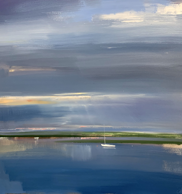 Craig Mooney | Still Reflection | Oil on Canvas | 44" X 44" | Sold