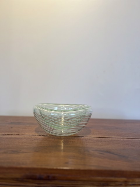 Light Green Small Cane Eclipse Bowl