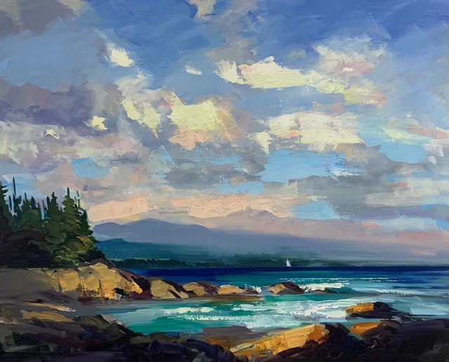 Craig Mooney | By The Seaside | Oil on Canvas | 40" X 50" | $8,500