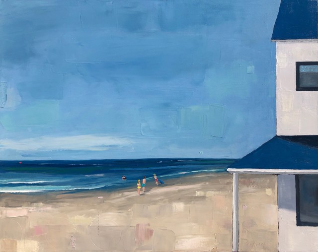 Bethany Harper Williams | White House Blue Roof | Oil on Canvas | 38" X 48" | $3,900