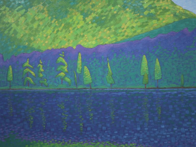 R. Scott Baltz | Along a Pond | Oil on Panel | 30" X 40" | $5,800