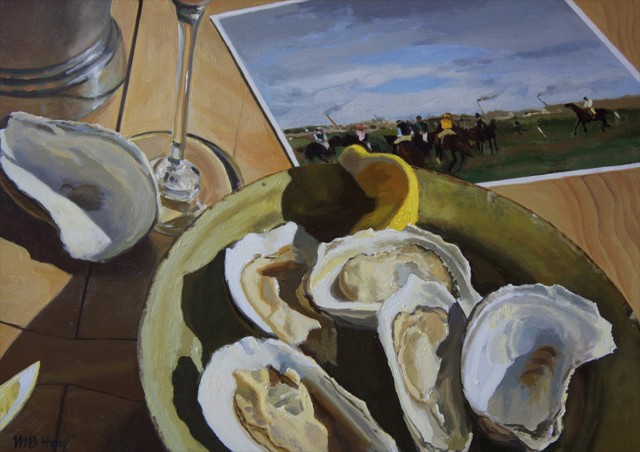 William B. Hoyt | Oysters and Degas | Oil | 12" X 16" | Sold