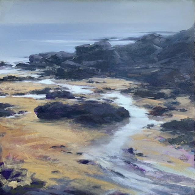 Margaret Gerding | Ogunquit, Maine in Fog | Oil on Canvas | 24" X 24" | $4,000