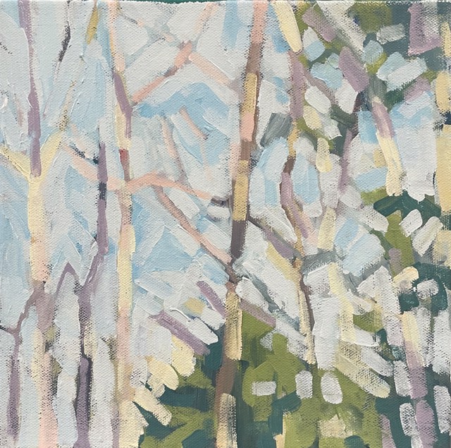 Liz Hoag | Top of the Pine | Acrylic on Canvas | 10" X 10" | $500