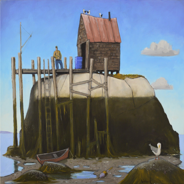 David Witbeck | Time and Tide | Oil | 30" X 30" | Sold