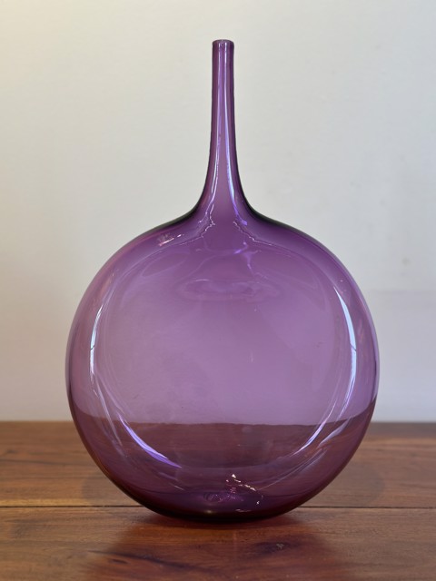Purple Flat Bottle