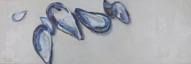 Ellen Welch Granter | Excellentiae - Excellence | Oil on Canvas | 10" X 30" | $1,870