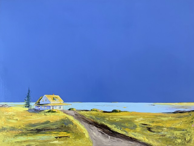 Janis H. Sanders | Sunshine Cove | Oil on Panel | 30" X 40" | $5,400