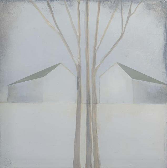 Ingunn Milla Joergensen | Maine Quiet #2 | Oil on Canvas | 10" X 10" | $750