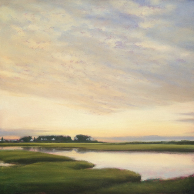 Margaret Gerding | Mousam River | Oil on Panel | 30" X 30" | $5,000