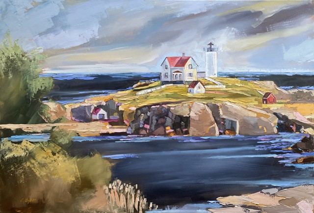 Claire Bigbee | The Nubble | Oil on Canvas | 24" X 36" | Sold