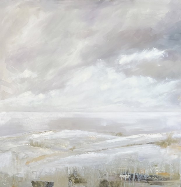 Ingunn Milla Joergensen | Glimmering Dunes | Oil on Canvas | 36" X 36" | Sold