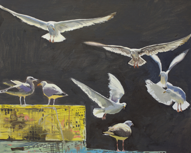 William B. Hoyt | Gull Study IV | Oil | 16" X 20" | $3,600.00