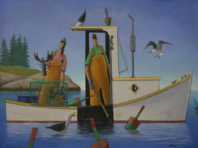 David Witbeck | Sal and Ben | Oil on Canvas | 36" X 48" | Sold