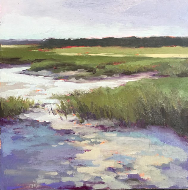 Margaret Gerding | Close to Home - Day 25 | Oil on Panel | 8" X 8" | Sold