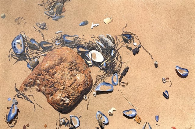 William B. Hoyt | Beachcomber | Oil on Canvas | 24" X 36" | $11,500.00