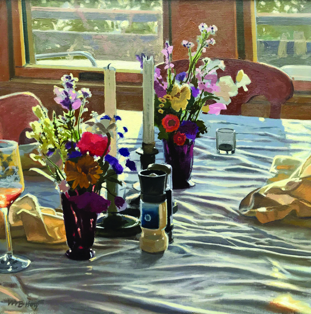 William B. Hoyt | Morning After | Oil on Panel | 12" X 12" | $1,800