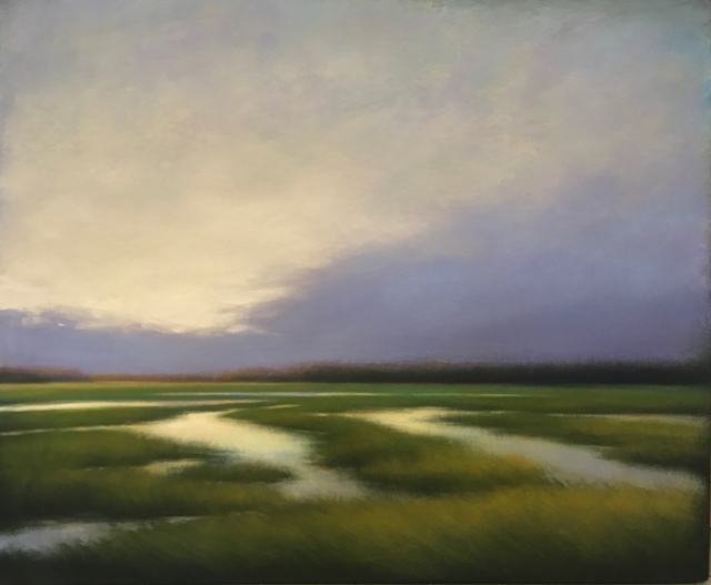 Margaret Gerding | Violet Daybreak | Oil on Panel | 30" X 40" | $6,500