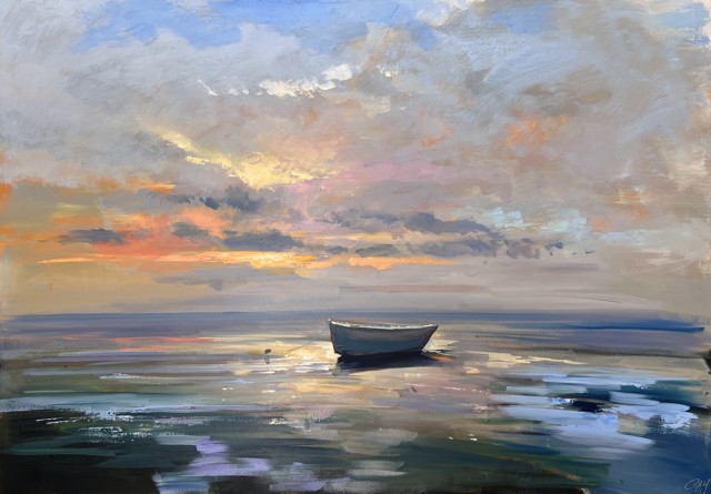 Craig Mooney | Silent Shore | Oil on Canvas | 42" X 60" | $10,500