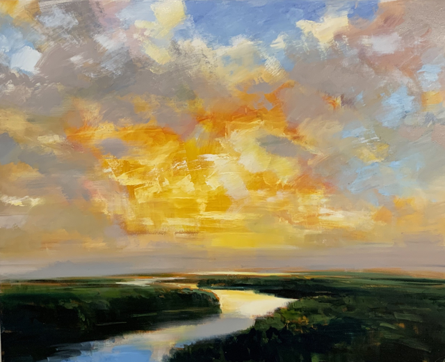 Craig Mooney | Warm Glow | Oil on Canvas | 48" X 60" | $10,000