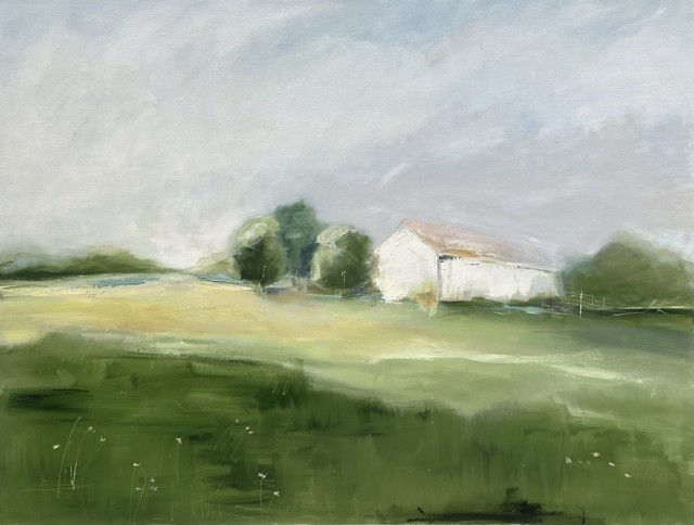 Ingunn Milla Joergensen | Meadow in June | Oil on Canvas | 36" X 48" | Sold