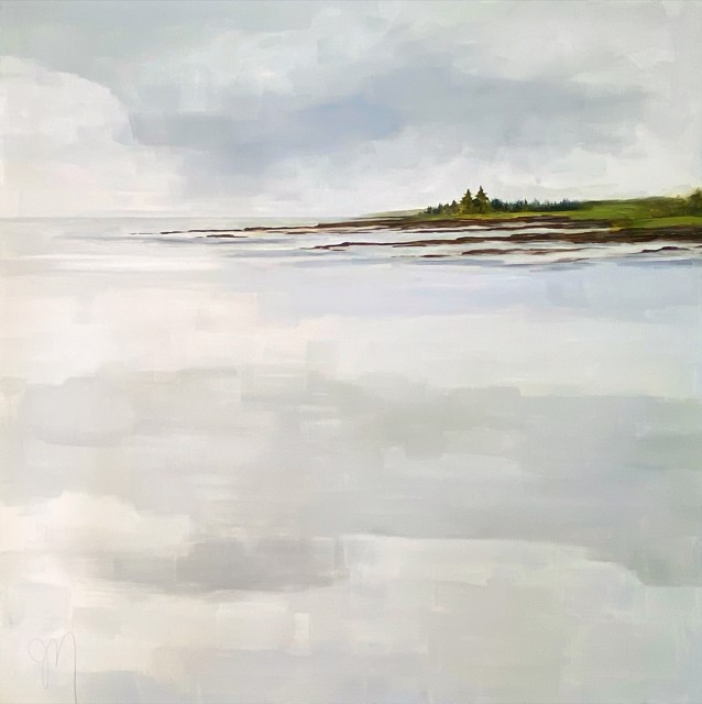 Jill Matthews | Foggy Point | Oil on Canvas | 48" X 48" | Sold