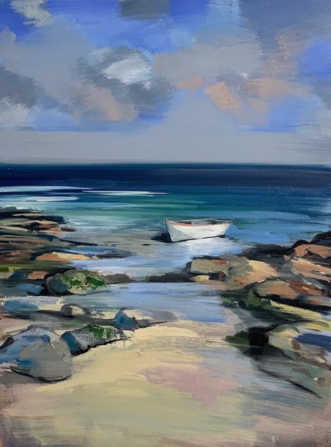 Craig Mooney | Remote Cove | Oil on Canvas | 48" X 36" | Sold