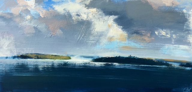 Craig Mooney | Tempestuous Sky | Oil | 17.5" X 36" | $3,000.00