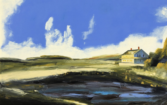 Janis H. Sanders | Marsh Tide | Oil on Canvas | 40" X 60" | $10,200