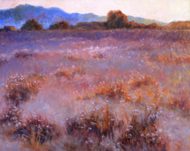Abbie Williams | Purple Aster Meadow | Oil | 24" X 30" | $2,900