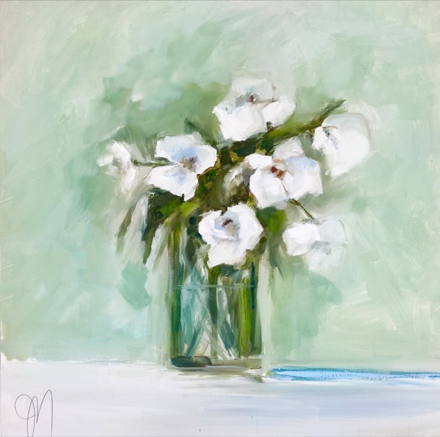 Jill Matthews | Market Bouquet | Oil on Canvas | 24" X 24" | $1,975