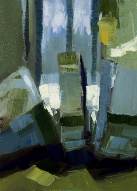 Philip Frey | Split | Oil on Linen Panel | 5" X 7" | Sold