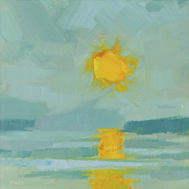 Philip Frey | Sun Up | Oil | 6" X 6" | $600