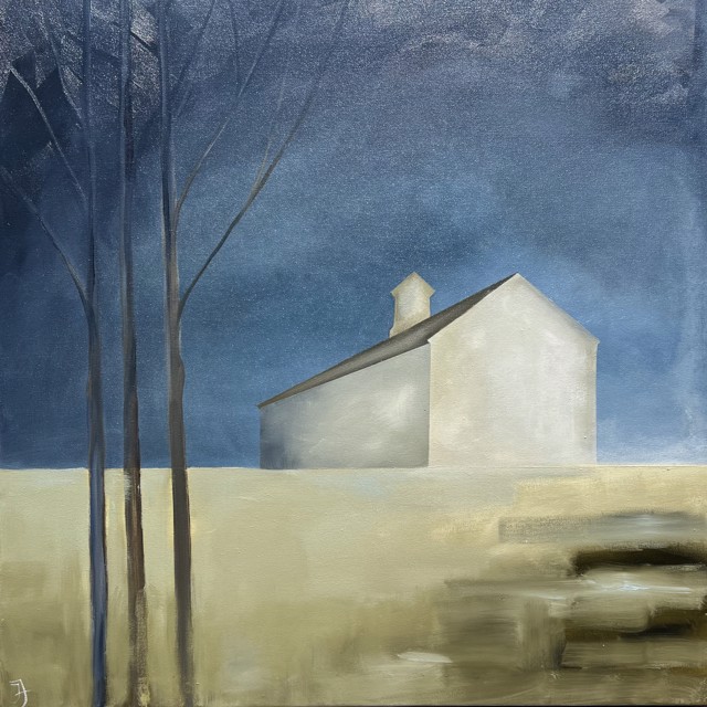 Ingunn Milla Joergensen | Quiet #2 | Oil on Canvas | 30" X 30" | Sold