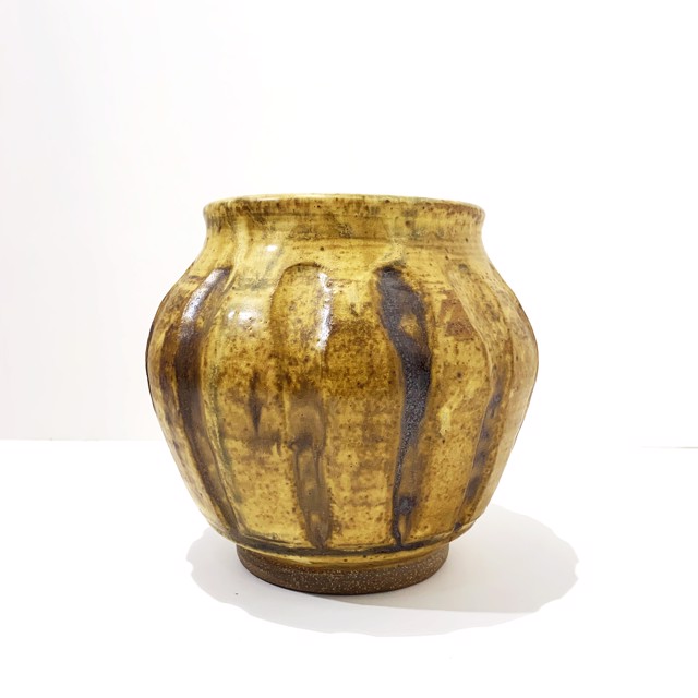 Richard Winslow | Honey Textured Pot | Ceramic | 7" X 7.5" | $90