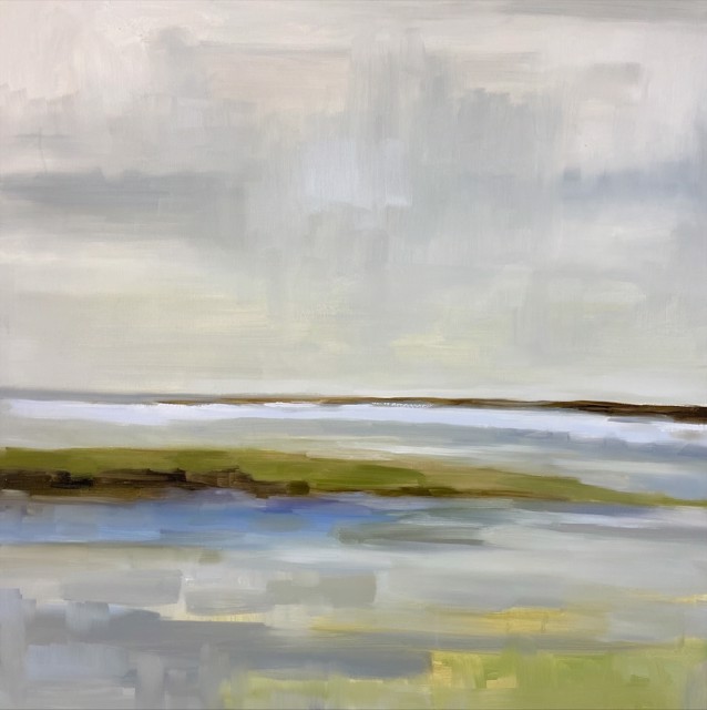 Jill Matthews | Chartreuse | Oil on Canvas | 30" X 30" | $2,500