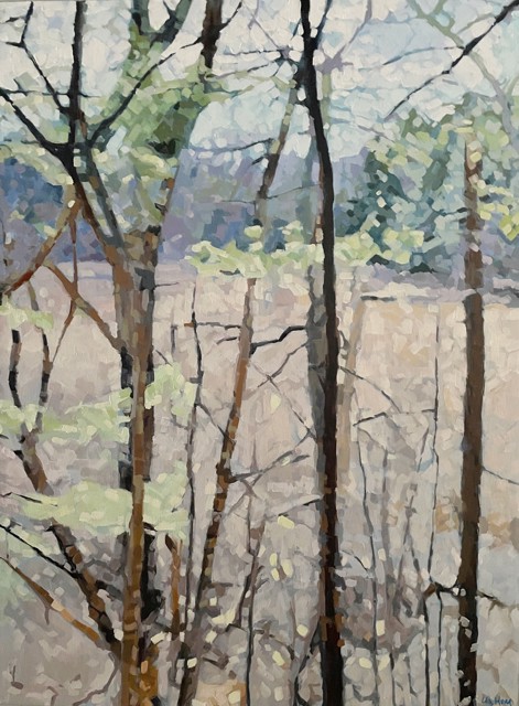 Liz Hoag | Marsh's Edge | Acrylic on Canvas | 40" X 30" | Sold
