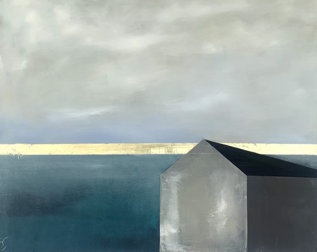 Ingunn Milla Joergensen | Oceanside #2 | Oil on Canvas | 24" X 30" | Sold